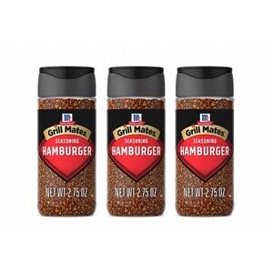 Lot of 3 McCormick Grill Mates Hamburger Seasoning Mix 2.75 oz ea BB 02/01/28